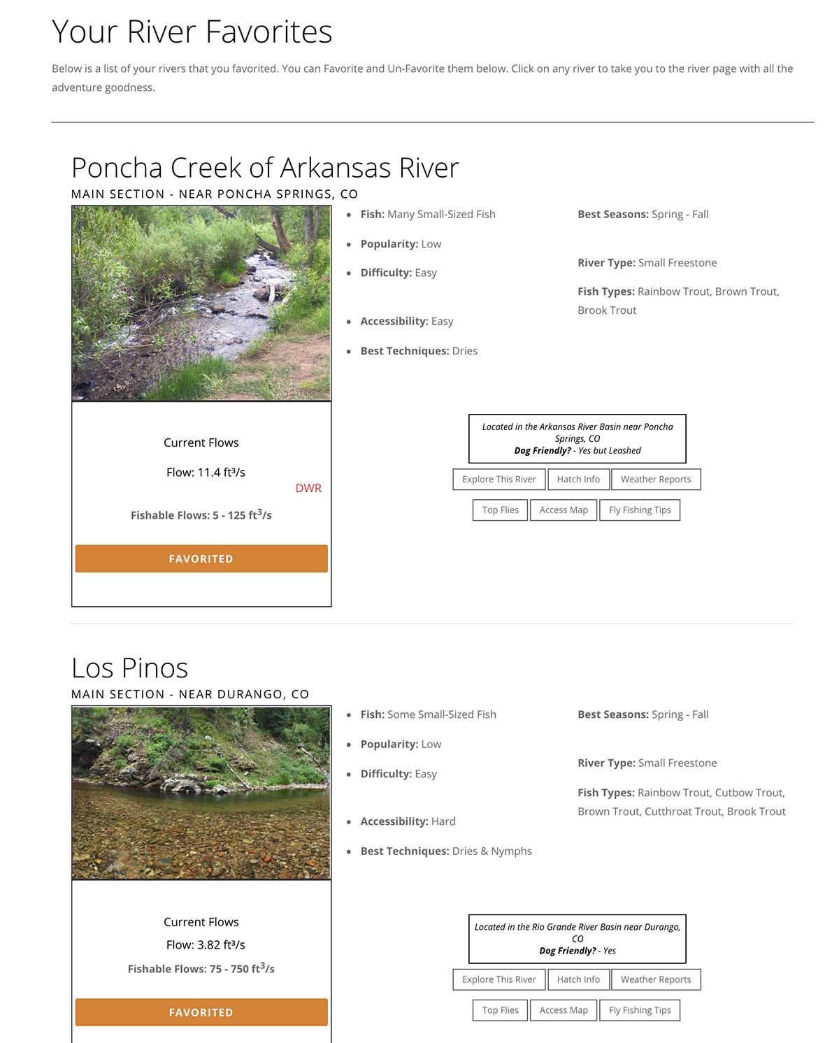 Your-River-Favorites