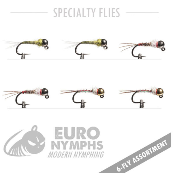 Frenchie Euro Nymphs - 6 pack