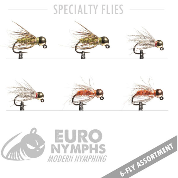 Soft Hackle Euro Nymphs - 6 pack