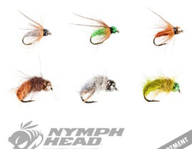 Nymph Head Caddis Nymphs - 6 pack