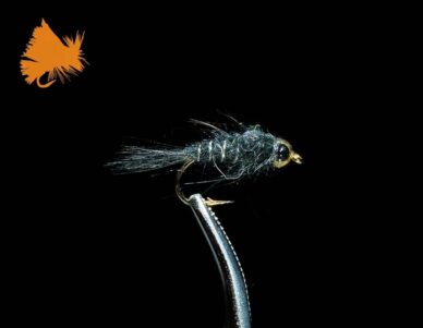 Beadhead Flashback Hares Ear Nymph - Black